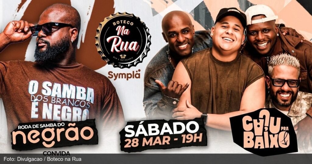 Roda de Samba do Ricardo Negrao no Boteco na Rua, em Campo Grande, Rio de Janeiro